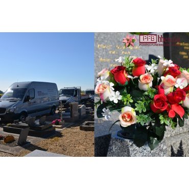 Pour la fête de la Toussaint : entretien et fleurissement de votre sépulture de famille par les Pompes Funèbres de la Brie B.Benoist